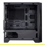 Inter-Tech H-606 Micro Torre PC Negro schallgedämmt