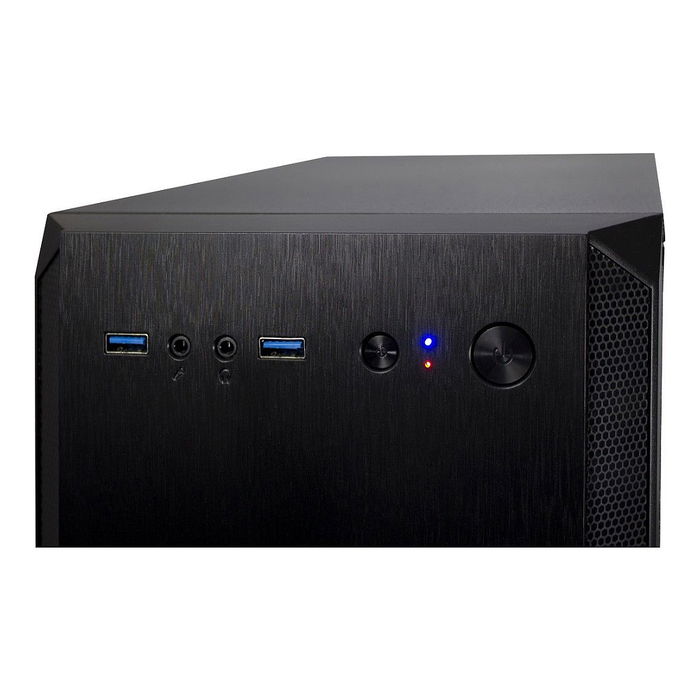 Inter-Tech H-606 Micro Torre PC Negro schallgedämmt