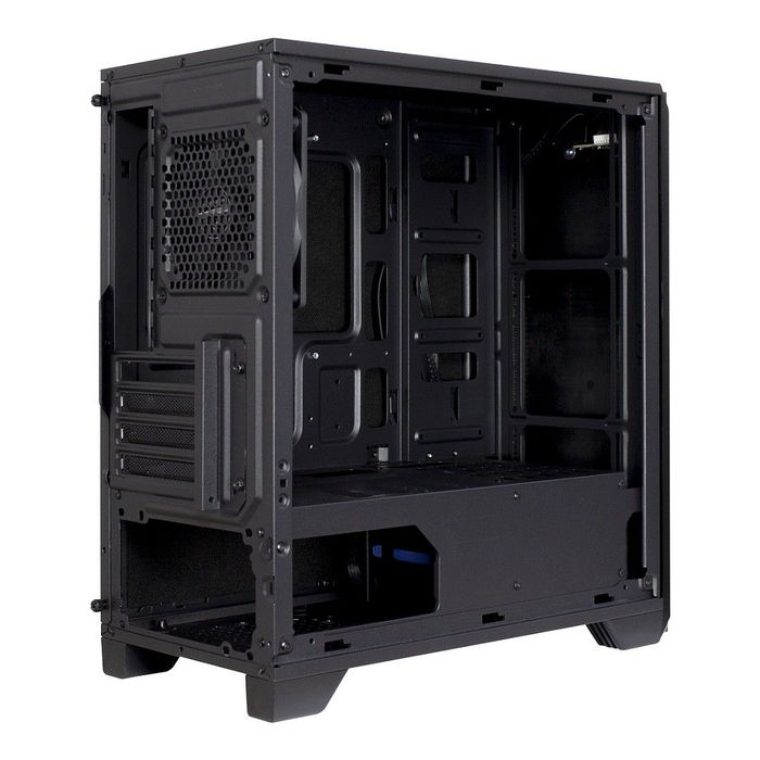 Inter-Tech H-606 Micro Torre PC Negro schallgedämmt