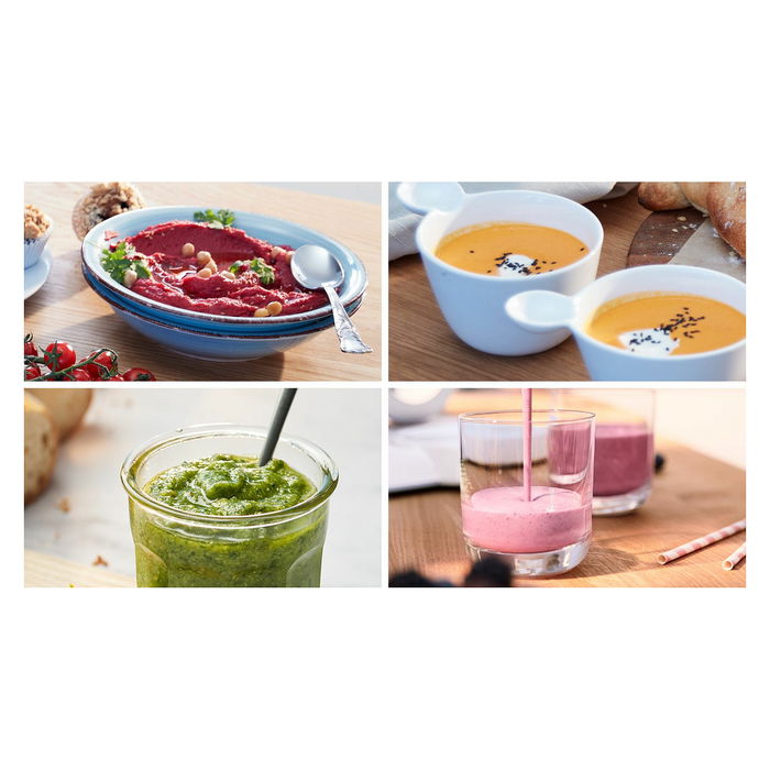 Bosch MMB6177S Batidora de Vaso Serie 4 VitaPower 1200 W Negro y Plata