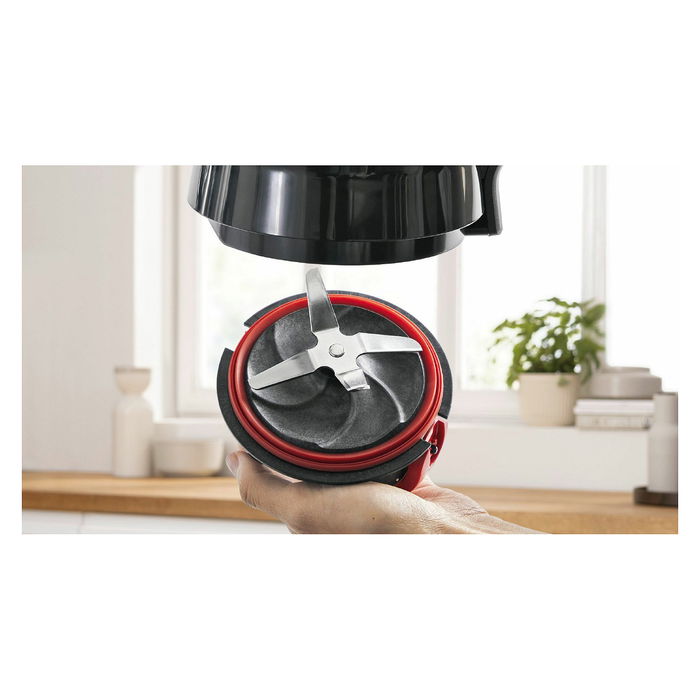 Bosch MMB6177S Batidora de Vaso Serie 4 VitaPower 1200 W Negro y Plata