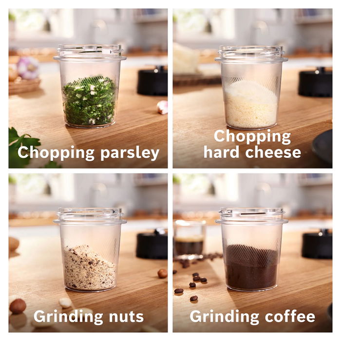 Bosch MMB6177S Batidora de Vaso Serie 4 VitaPower 1200 W Negro y Plata