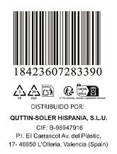 Quttin Cuchillo Sierra Multiusos 11 cm (48 Unidades)