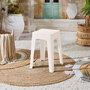 Home Deco Factory Taburete Apilable Spectra Polipropileno Exterior Interior 28x28x47 cm Colección Essentiel