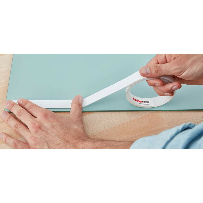 Fischer Cinta de doble cara transparente 19 mm x 3 m