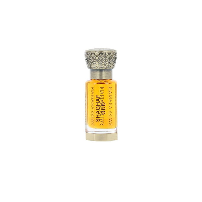 Swiss Arabian Shaghaf Oud Elixir Eau de Parfum Vaporizado - Perfume Concentrado de Aceite de Oud con Notas de Azafrán, Rosa y Vainilla - 12 ml