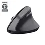 Trust Yuno Ratón Vertical Ergonómico Inalámbrico Negro