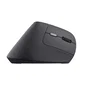 Trust Yuno Ratón Vertical Ergonómico Inalámbrico Negro