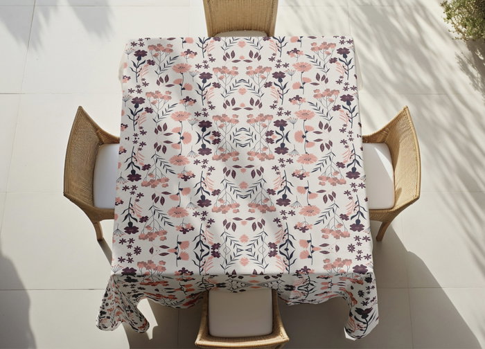 Hermia Mantel Asr-tblclt25 -42 140 x 300 cm - Algodón y Poliéster para una Elegancia Duradera y Fácil Cuidado