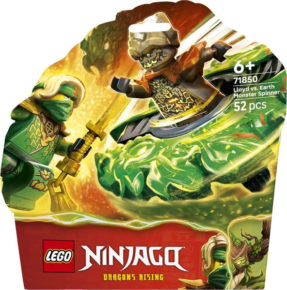 Lego Juego de Construcción 70612 Lloyd vs. Spinner del Monstruo de Tierra Ninjago, Edad 6+ Lego Juego de Construcción 70612 Lloyd vs. Spinner del Monstruo de Tierra Ninjago, Edad 6+