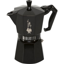 Bialetti Moka Exclusive 6TZ Negro, 270 ml
