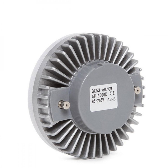 Bombilla LED GX53 6W 542Lm 2700ºK 40.000H [KD-GX53-6W-5730-WW] Blanco Cálido