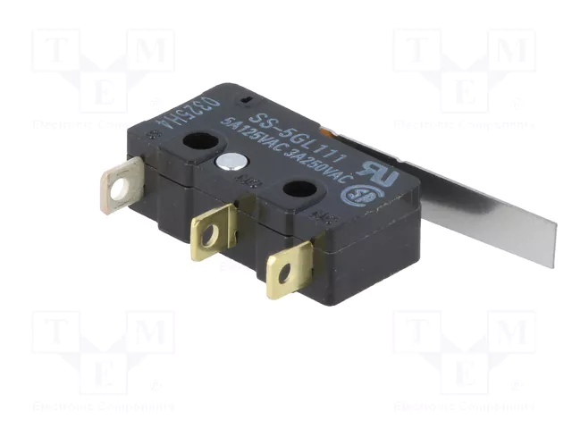 Aratas (Formerly Omron Components) Microconmutador SNAP ACTION SPDT con palanca