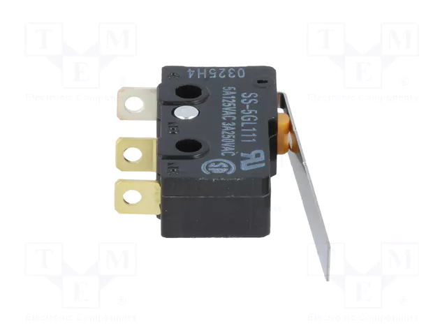 Aratas (Formerly Omron Components) Microconmutador SNAP ACTION SPDT con palanca