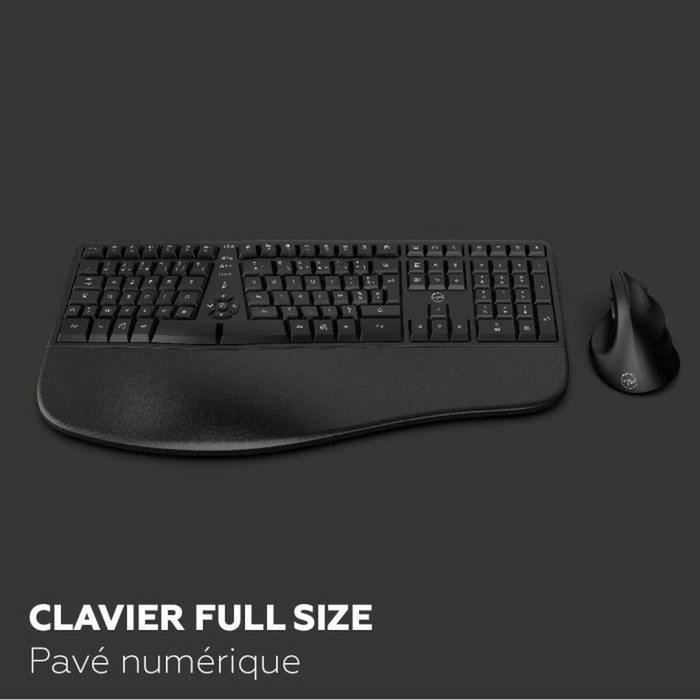 Mobility Lab Conjunto de teclado y ratón inalámbricos C30W Negro