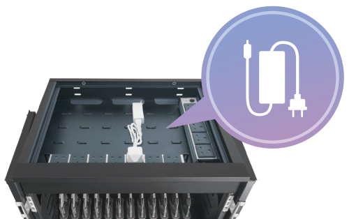 AVer X12 Armario de Gestión y Carga para 12 Dispositivos Portátiles Negro