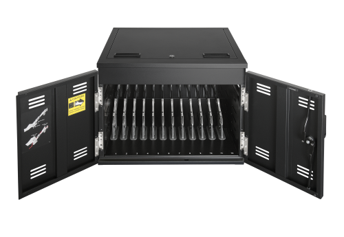 AVer X12 Armario de Gestión y Carga para 12 Dispositivos Portátiles Negro