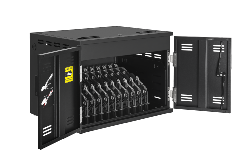 AVer X12 Armario de Gestión y Carga para 12 Dispositivos Portátiles Negro
