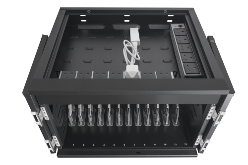 AVer X12 Armario de Gestión y Carga para 12 Dispositivos Portátiles Negro