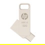 HP USB Flash Drive x206C 32 GB USB 3.2 Gen 1 Swivel Metal Plata Velocidad 120 MB/s con Conector USB-A y USB-C (HPFD206C-A-32)