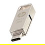 HP USB Flash Drive x206C 32 GB USB 3.2 Gen 1 Swivel Metal Plata Velocidad 120 MB/s con Conector USB-A y USB-C (HPFD206C-A-32)