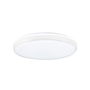 Cristalrecord Plafón LED Circular Charly 80W 3CCT Dimable 8800LM 3000-4000-6000K Blanco Ø60x7cm Mando a Distancia, Modo Noche, Temporizador