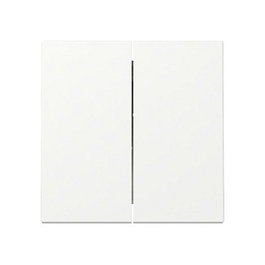 GIRA 329527 Wippe 2f System 55 Placa Frontal Blanca Mate