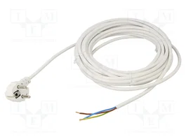 JONEX Cable de alimentación H05VV-F 3x0,75mm2 de 10m