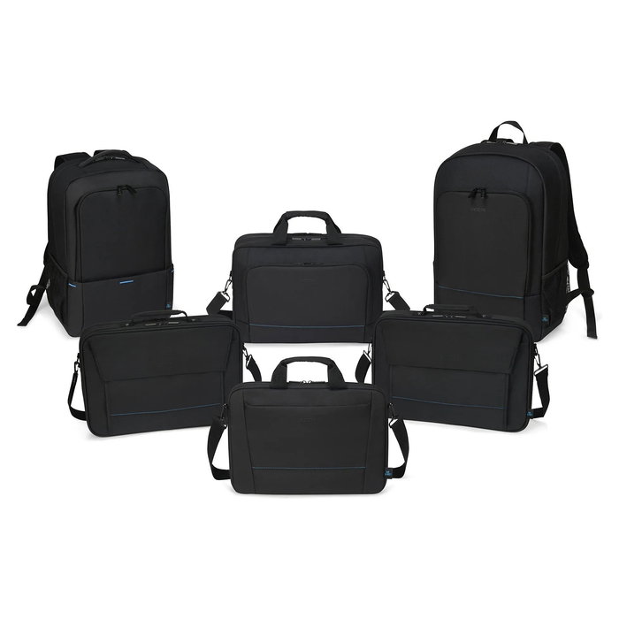 Dicota Maletín D3250603 Slim Case TWO para portátil 14-16 pulgadas negro de poliéster reciclado