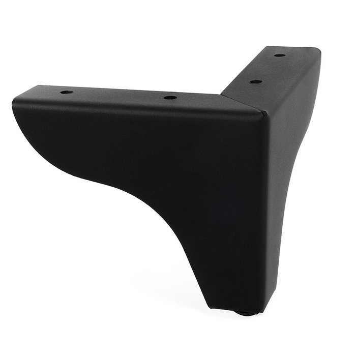 Q&Q Pata Metal Aspen H100 120x120 Acabado Cromo Y Negro Para Sofá Q&Q Pata Metal Aspen H100 120x120 Acabado Cromo Y Negro Para Sofá