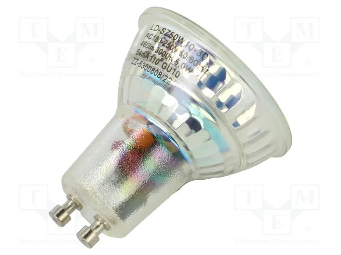 GTV Poland Lámpara LED GU10 Blanco Caliente 5W 460lm