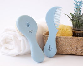 Set de Peine y Cepillo de Cerdas Naturales