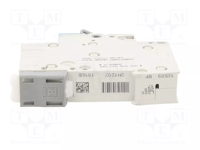 Hager MBS116 Disyuntor 1 polo 16A 6kA Tipo B Quick Connect