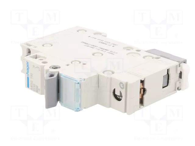 Hager MBS116 Disyuntor 1 polo 16A 6kA Tipo B Quick Connect