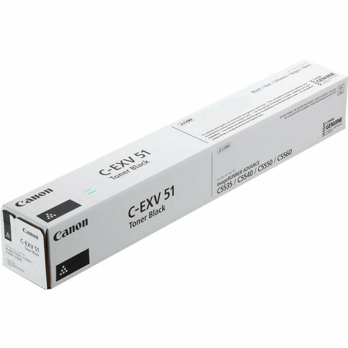 Canon C-EXV51 Tóner Negro Original 0481C002