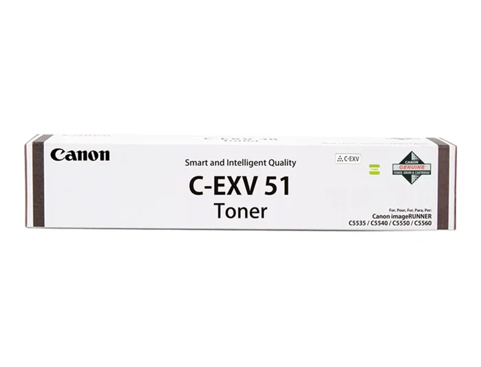 Canon C-EXV51 Tóner Negro Original 0481C002