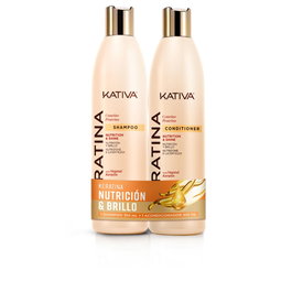 Kativa Kit Keratina Champú 355 ml + Acondicionador 355 ml (Reacondicionado)