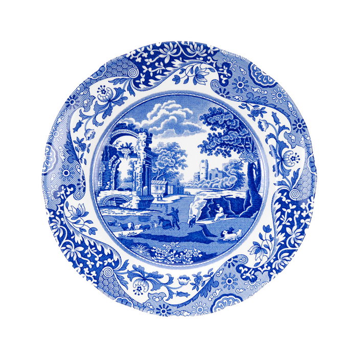 Spode Plato Pastas Blue Italian Diámetro 19 cm (4 Unidades)