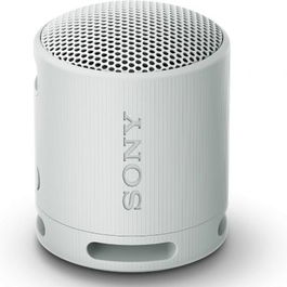 Sony Altavoz Portable Bluetooth SRS-XB100/ 2.0/ Gris Claro. Sonido potente y nítido, resistente al agua IP67, hasta 16h de batería.