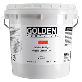 Golden Rojo Cadmio Claro Heavy Body Colores Acrílicos 3.78 L