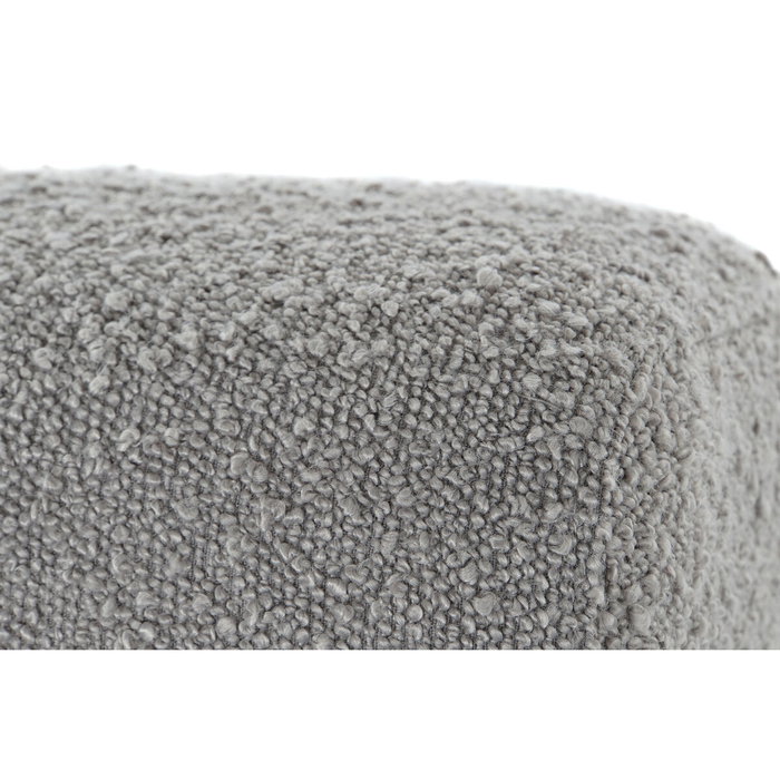 DKD Home Decor Sofá de Madera Reciclada y Poliéster en Gris Claro