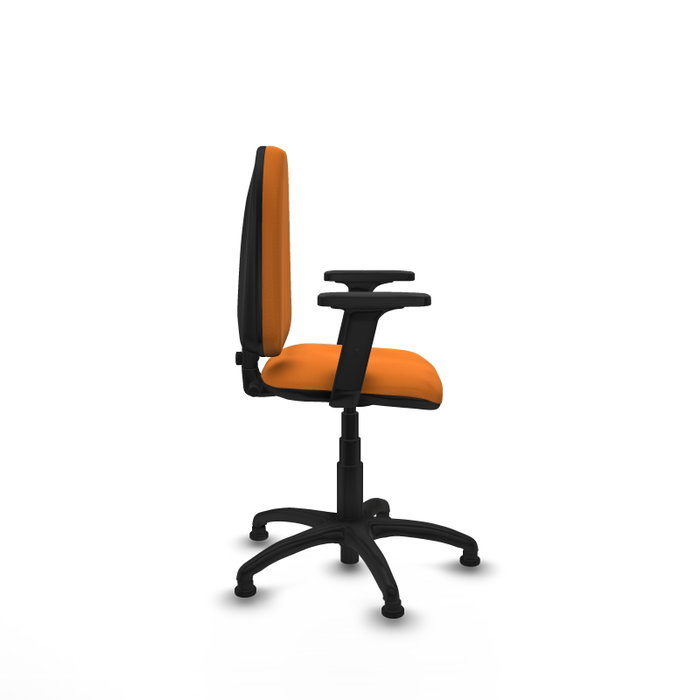 PIQUERAS Y CRESPO Silla de oficina Aýna Naranja con Similpiel y Base de Poliamida PIQUERAS Y CRESPO Silla de oficina Aýna Naranja con Similpiel y Base de Poliamida