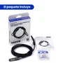 Ewent EW1238 Cable de Seguridad para Portátil con Combinación de 4 Dígitos y Candado de Acero, 1.8 Metros