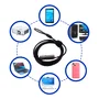 Ewent EW1238 Cable de Seguridad para Portátil con Combinación de 4 Dígitos y Candado de Acero, 1.8 Metros