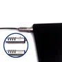 Ewent EW1238 Cable de Seguridad para Portátil con Combinación de 4 Dígitos y Candado de Acero, 1.8 Metros