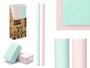 Arte Regal Rollo Papel Regalo 70x200 cm Rayas Rosa Palo Menta (Set de 50)