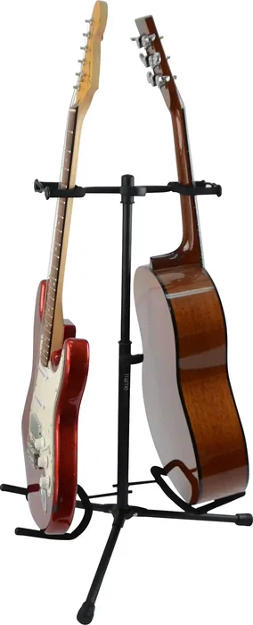 FRAMEWORKS Soporte doble para guitarra con protección de goma