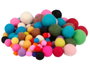 Innspiro Bolas de Fieltro de Lana Colores 5 Tallas Surtidas 100u.