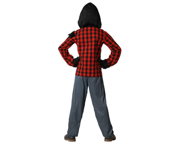 Disfraz Infantil Hombre Lobo Camiseta Pantalón Halloween 10-12 Años