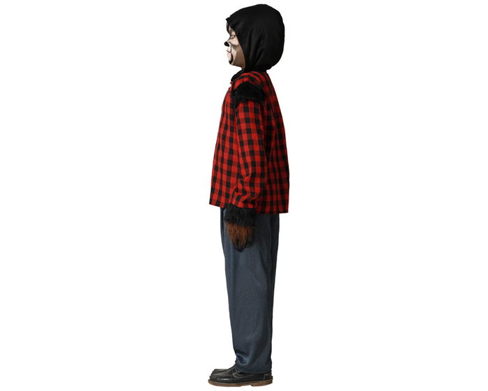 Disfraz Infantil Hombre Lobo Camiseta Pantalón Halloween 10-12 Años